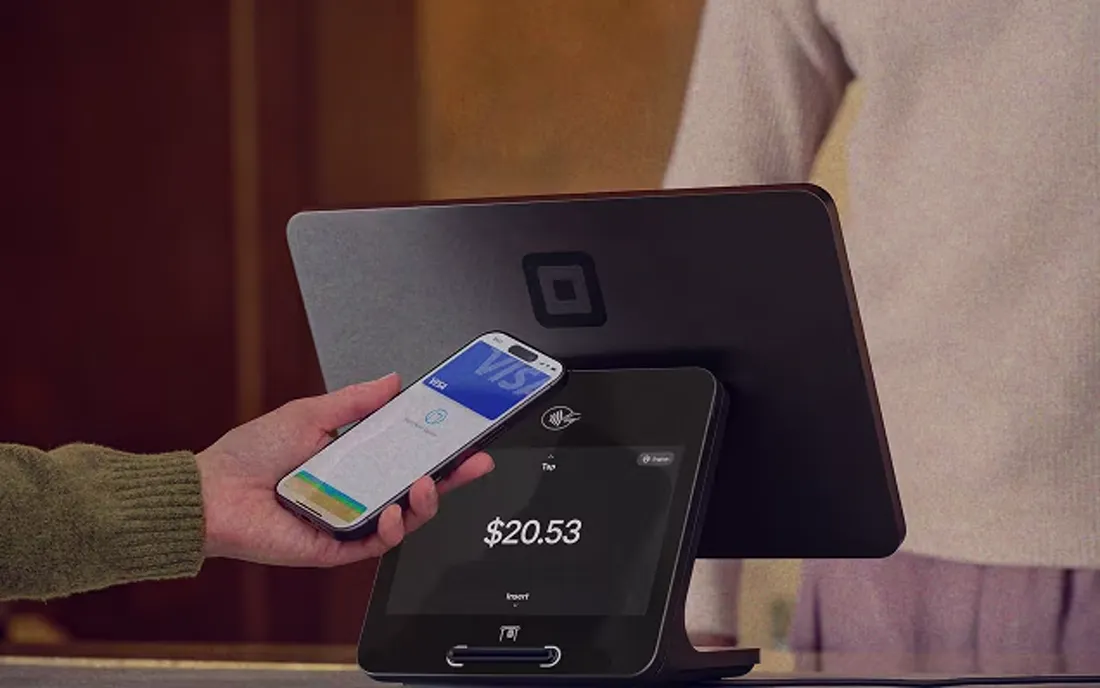 Square Register — dual-screen countertop POS