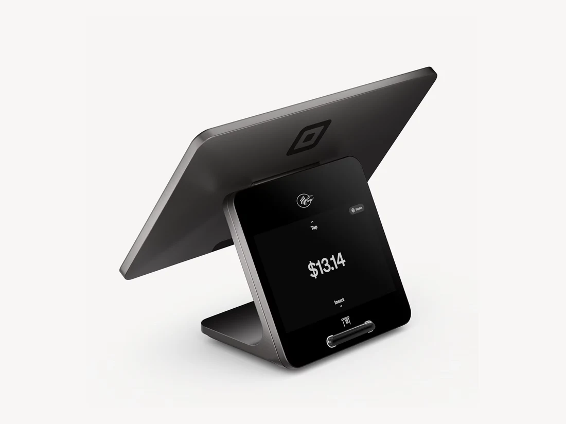 Square Register — dual-screen countertop POS